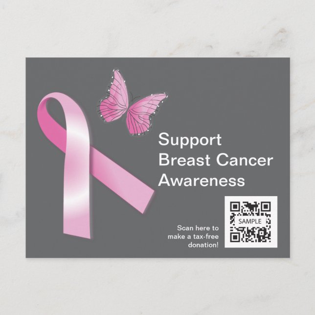 Carte postale Modèle Sensibilisation au cancer du  (Devant)