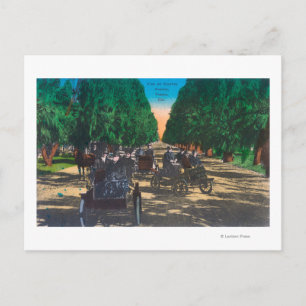 Carte Postale Modèles T sur Kearney AvenueFresno, CA