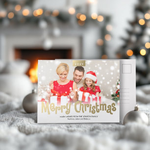 Carte postale moderne de photo faite sur commande