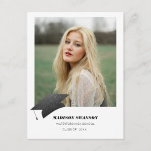 Carte Postale Moderne Gras minimaliste Faire-part Grad