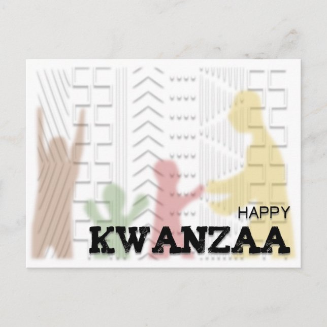Carte Postale Moderne Happy Kwanzaa (Devant)