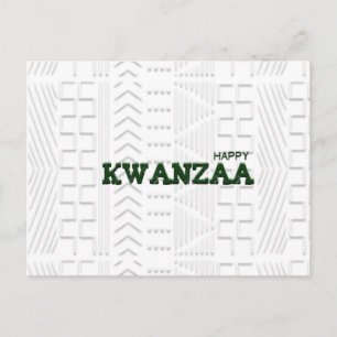 Carte Postale Moderne Happy Kwanzaa