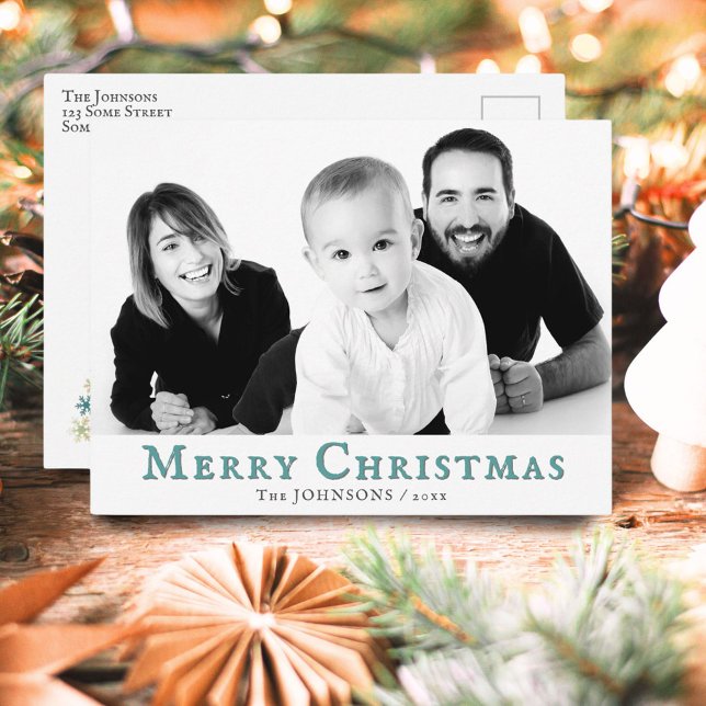 Carte postale moderne Joyeux Noël (Créateur téléchargé)
