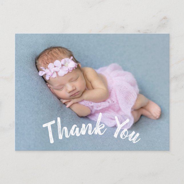 Carte postale moderne Merci bébé Faire-part de nai (Devant)