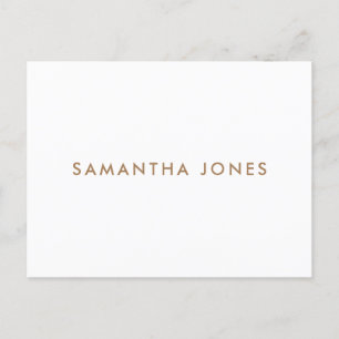 Carte Postale Moderne minimaliste