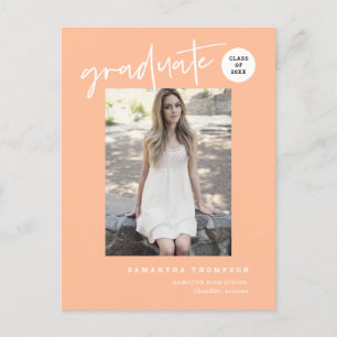 Carte Postale Moderne Peach College High School - Photo de fin d