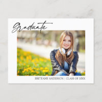 Moderne Stylish Calligraphie Encre Graduation