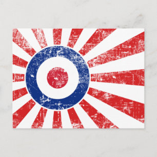 Carte Postale Modes cibles MOD Sunburst cible Roundel