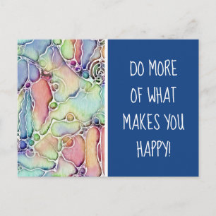 Carte Postale Modes de vie - Motif d'art neurographique 1