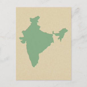 Carte Postale Modes d'épices à feuilles de baie Inde