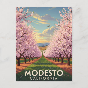 Carte Postale Modesto California Central Valley