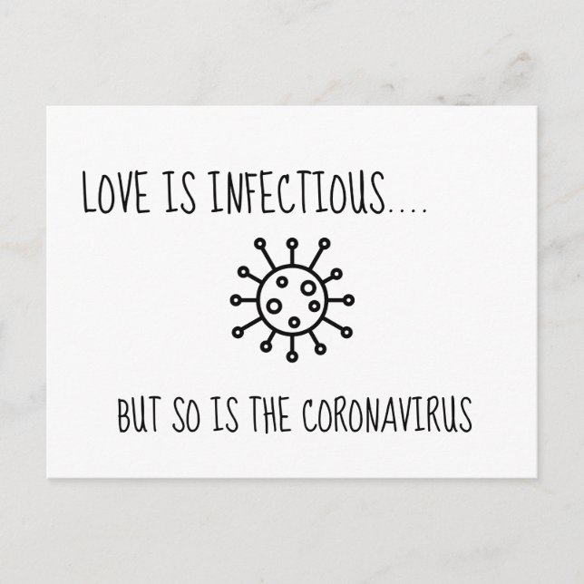 Carte Postale Modification des plans reportés ou annulés mariage (Devant)