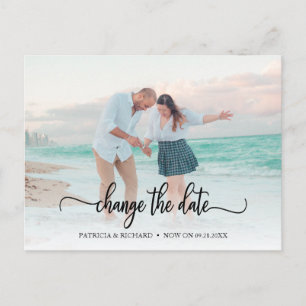 Carte Postale Modifier La Date À Laquelle Le Mariage A Reporté L