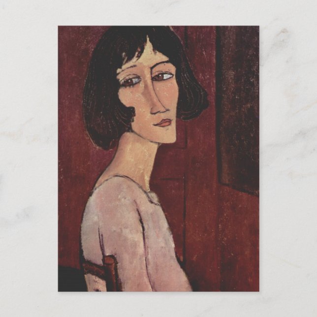 Carte Postale Modigliani Amedeo Portrait (Devant)