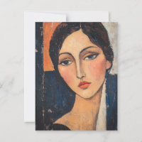 Carte postale Modigliani Vintage Art