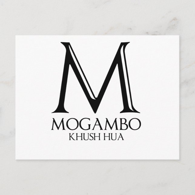Carte Postale Mogambo (Devant)
