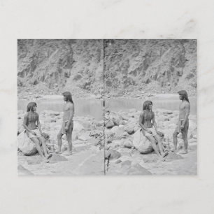 Carte Postale Mohave braves en 3D stéréo