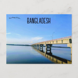 Carte Postale Mohipur Ghat Lakshmilitaire Bangladesh