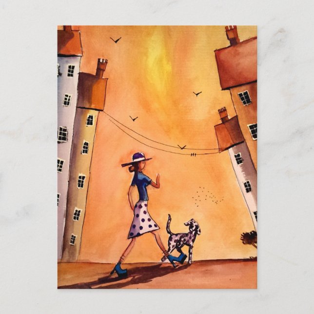 Carte Postale Moi et la Dalmatie (Devant)