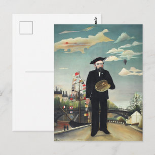 Carte Postale Moi-même : Portrait & Paysage par Henri Rousseau