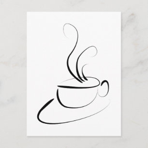 Carte Postale Moi Veut Café