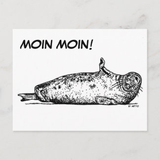 CARTE POSTALE MOIN MOIN !