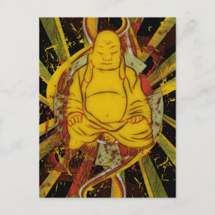 Carte Postale Moine en méditation