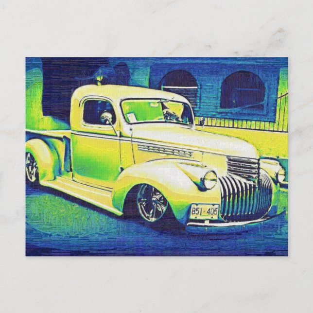 Carte Postale Moins Vintage Automobile (Devant)