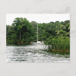 Carte Postale Moira à l'ancre, Rio Chagres, Panama