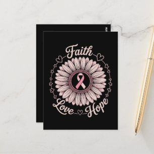 Carte Postale Mois de la sensibilisation au cancer du sein Espoi