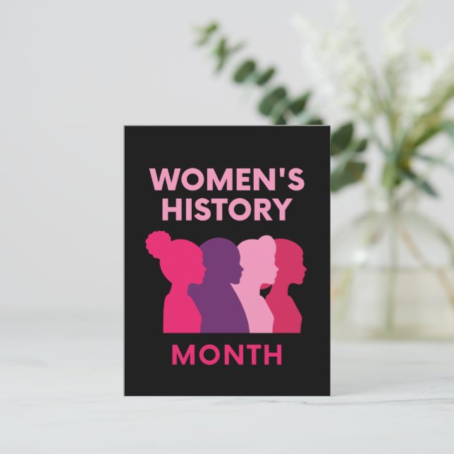 Carte Postale Mois de l'histoire des femmes (Debout devant)