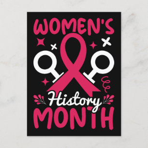 Carte Postale Mois de l'histoire des femmes féministe