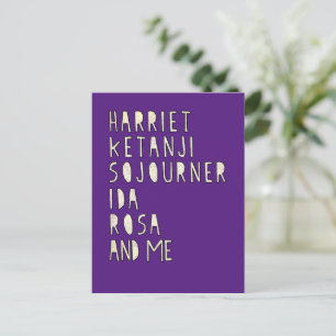 Carte Postale Mois de l'histoire des Noirs, femmes noires célèbr