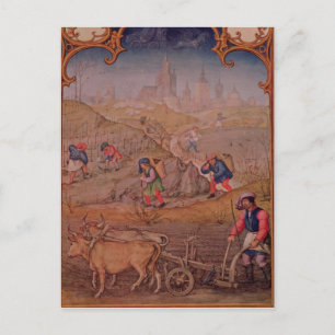 Carte Postale Mois de mars