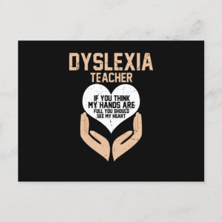 Carte Postale mois de sensibilisation à la dyslexie, octobre