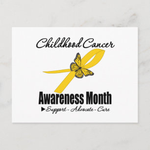 Carte Postale Mois de sensibilisation au cancer chez l'enfant Be