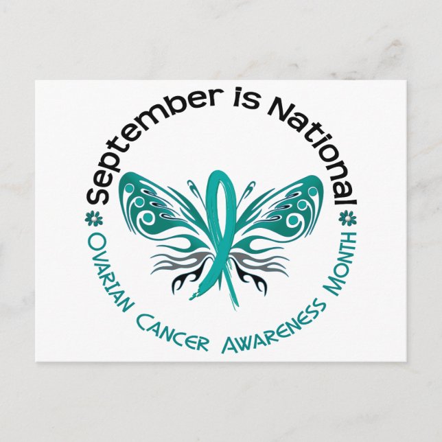 Carte Postale Mois de sensibilisation au cancer de l'ovaire Papi (Devant)