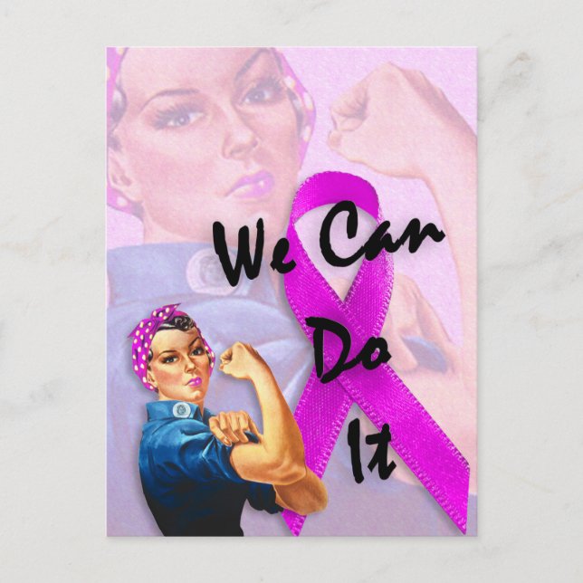 Carte Postale Mois de sensibilisation au cancer du sein, Rosie l (Devant)