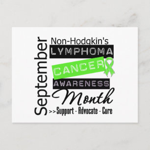 Carte Postale Mois de sensibilisation au lymphome de non Hodgkin