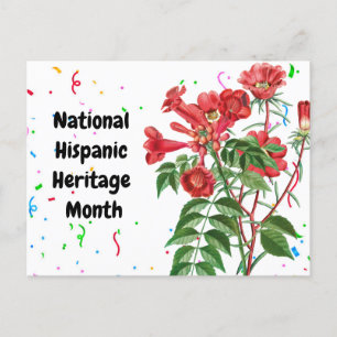 Carte Postale Mois du patrimoine hispanique national personnalis