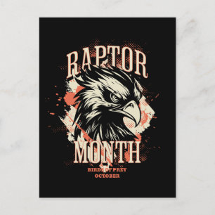 Carte Postale Mois du Raptor, Hawk