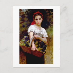 Carte Postale Moissonneuse, Bouguereau