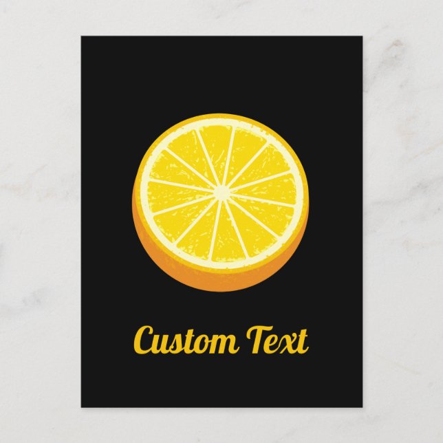 Carte Postale Moitié orange (Devant)