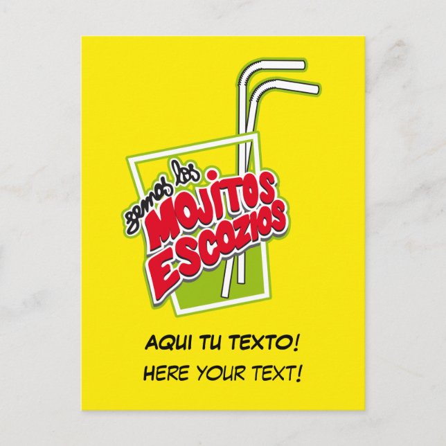CARTE POSTALE MOJITOS ESCOZIOS (Devant)