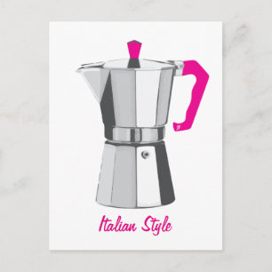 Carte Postale Moka italienne