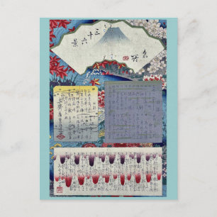 Carte Postale Mokuroku par Ando, Hiroshige