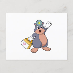 Carte Postale Mole as Nurse with First aid kit.PNG