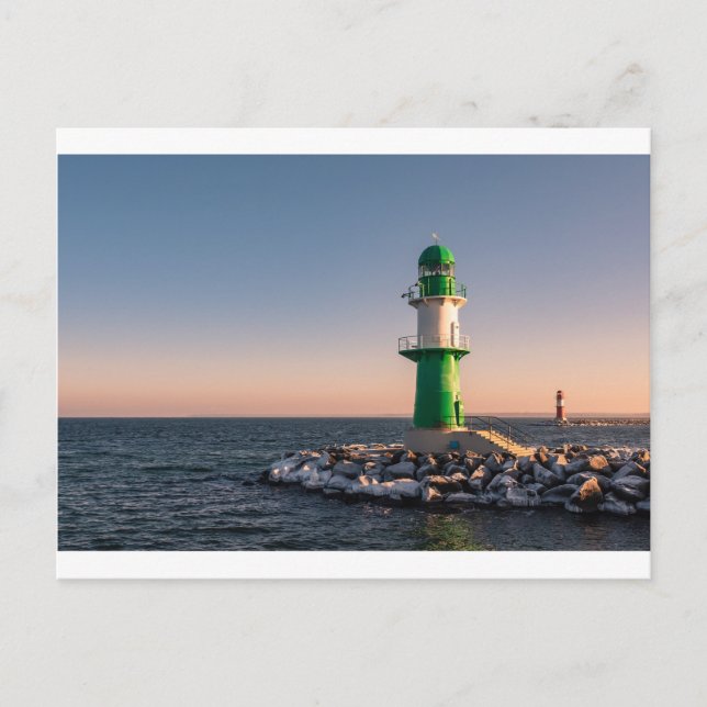 Carte Postale Mole on the Baltic Sea coast à Germany (Devant)