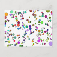 Carte postale Molecules