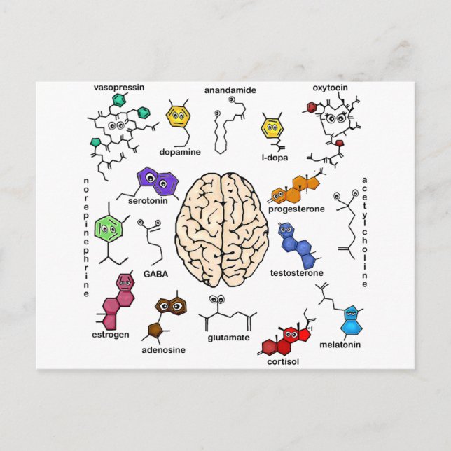 Carte Postale Molecules Galore ! (Devant)